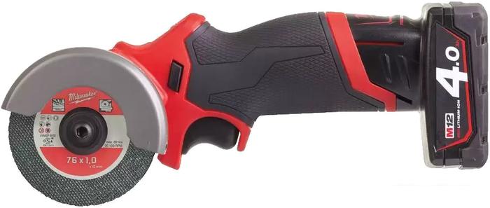 Монтажная (отрезная) пила Milwaukee M12 FCOT-422X Fuel 4933464619 (с 2-мя АКБ, кейс)- фото2