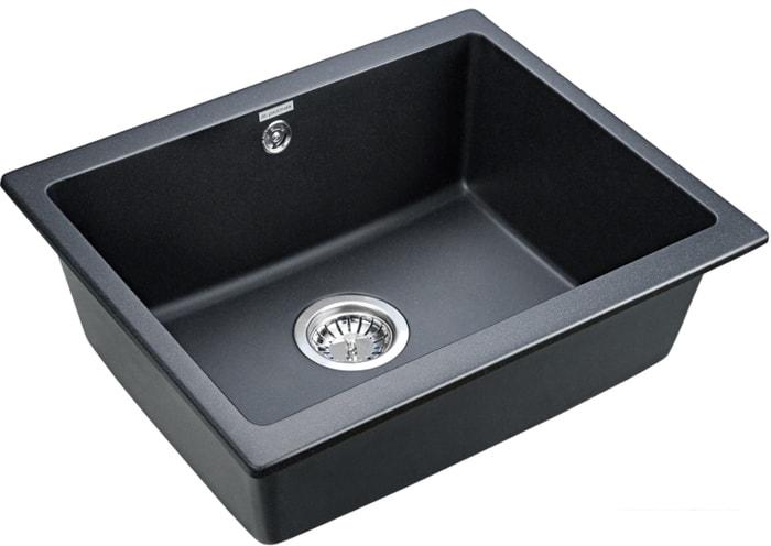 Кухонная мойка Paulmark Gera PM205546-BLM- фото2