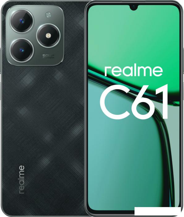 Смартфон Realme C61 8GB/256GB международная версия (темно-зеленый)- фото2