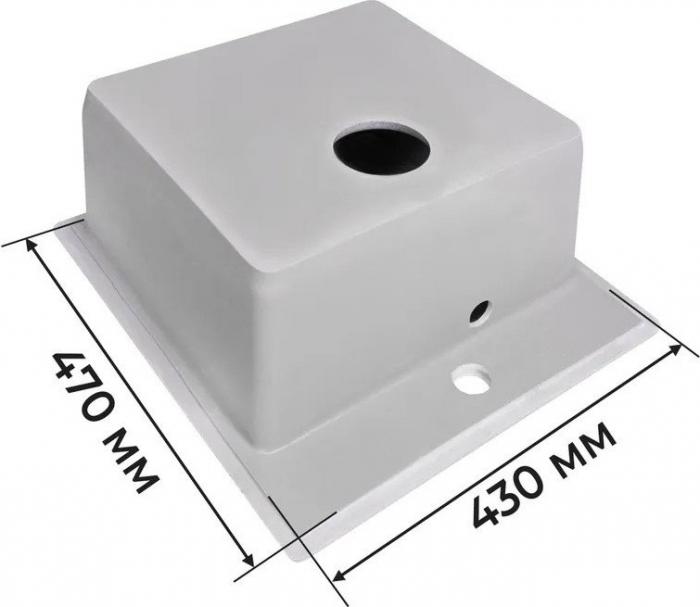 Кухонная мойка Granrus GR-460 (светло-серый)- фото4