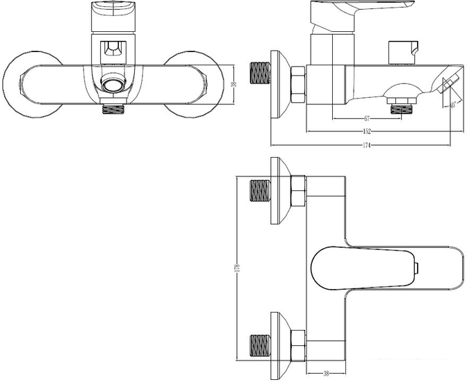 Смеситель IDDIS Cloud CLOSB02i02WA- фото2