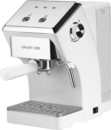 Рожковая кофеварка Galaxy Line GL0756 (белый)- фото
