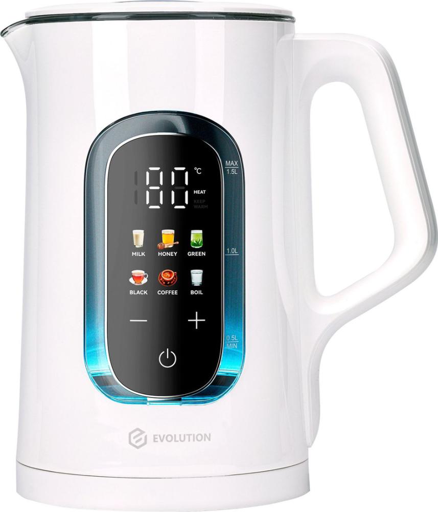 Электрический чайник Evolution KG15153 LCD + набор кружек Makkua Cup Cozyday MC270- фото3