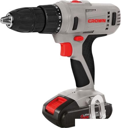 Дрель-шуруповерт Crown CT21056L-1.5 BMC (с 2-мя АКБ, кейс)- фото