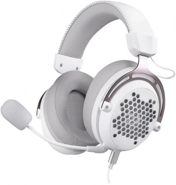 Наушники Redragon Diomedes (белый/розовый)- фото