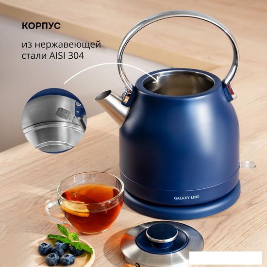 Электрический чайник Galaxy Line GL0333 (синий)- фото4