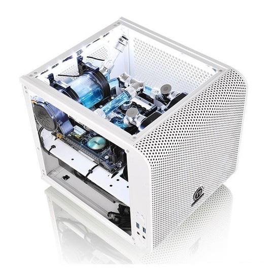 Корпус Thermaltake Core V1 Snow Edition [CA-1B8-00S6WN-01]- фото3