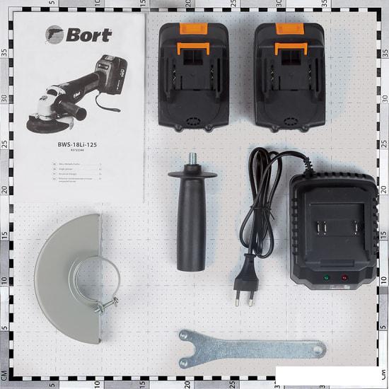 Угловая шлифмашина Bort BWS-18Li-125- фото4