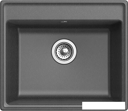 Кухонная мойка GranFest GF-V-580 (графит)- фото2