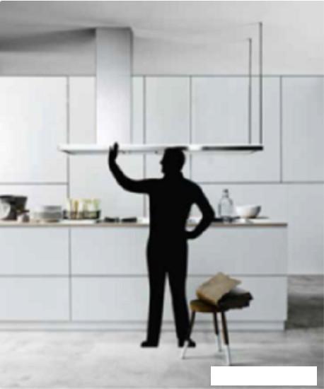 Кухонная вытяжка Falmec Lumen Design Island Isola 175 SX (нержавеющая сталь, левая)- фото2