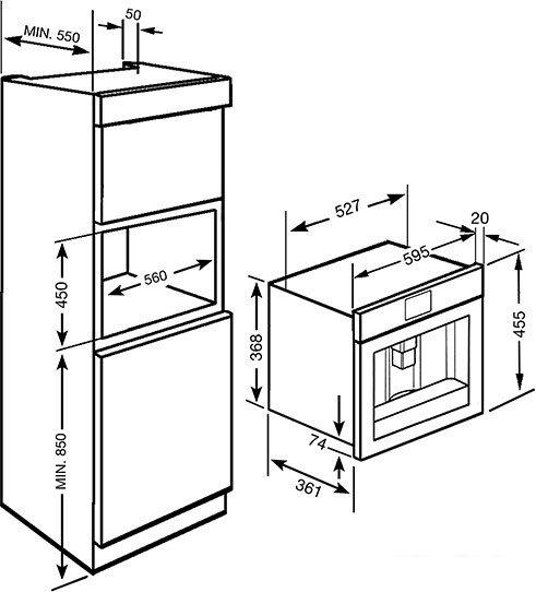 Эспрессо кофемашина Smeg CMS8451A- фото3