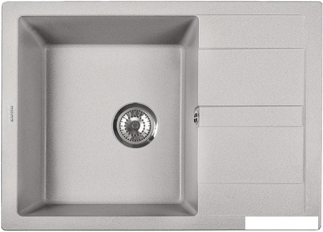Кухонная мойка ZorG Apollo 65 (серый жемчуг)