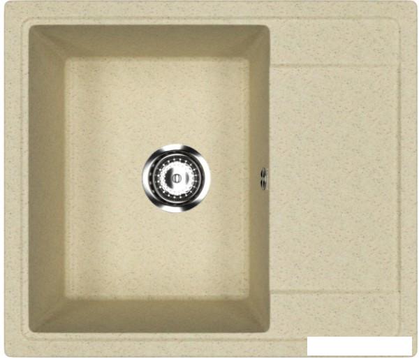 Кухонная мойка Practik PR-M 575-002 (слоновая кость)- фото