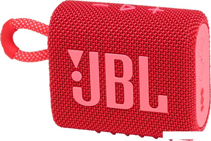 Беспроводная колонка JBL Go 3 (красный)- фото