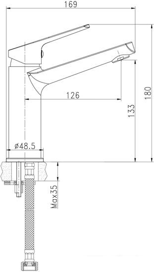 Смеситель Cersanit Flavis 63037- фото2
