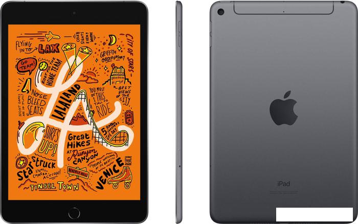 Планшет Apple iPad mini 2019 256GB LTE MUXC2 (серый космос)- фото3