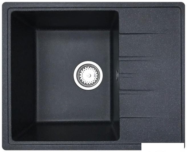 Кухонная мойка AV Engineering Platinum AV765495PBK (черный)- фото