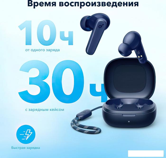 Наушники Anker Soundcore R50i (темно-синий)- фото4