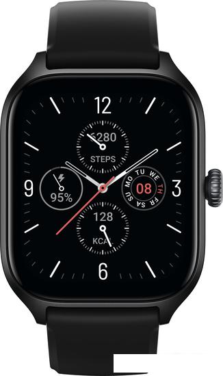 Умные часы Amazfit GTS 4 (черный, с черным ремешком из фторэластомера)- фото2