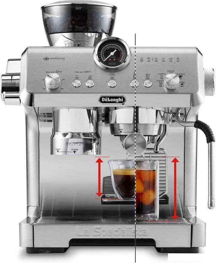 Рожковая кофеварка DeLonghi La Specialista Opera EC9555.M- фото3