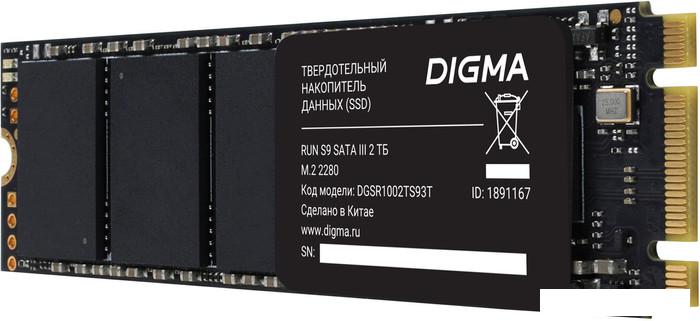 SSD Digma Run S9 2TB DGSR1002TS93T- фото4