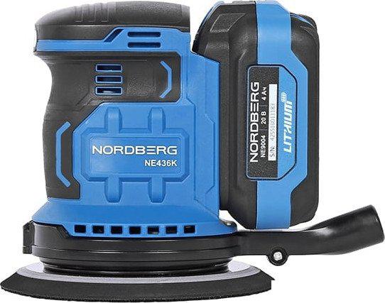 Эксцентриковая шлифмашина Nordberg NE436K (с 1-им АКБ)- фото3