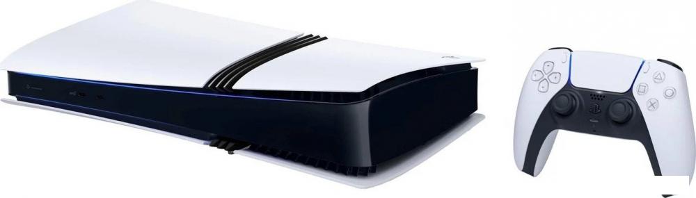 Игровая приставка Sony PlayStation 5 Pro (2 геймпада, белый/звездный синий)- фото3