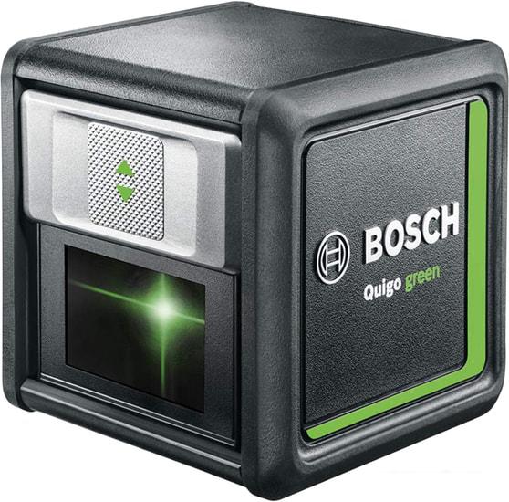 Лазерный нивелир Bosch Quigo Green 0603663C02 (с зажимом MM2 и переходником)- фото