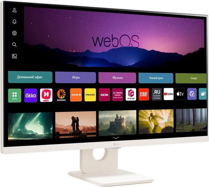 Smart монитор LG MyView Smart Monitor 27SR50F-W- фото3