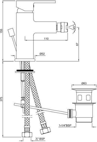 Смеситель Jaquar Fusion FUS-CHR-29213B- фото4