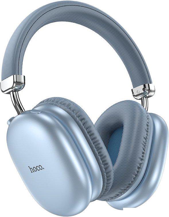 Наушники Hoco W35 Max (синий)- фото