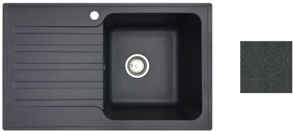 Кухонная мойка БелЭворс Styl R + Like F8005022 (черный)- фото4