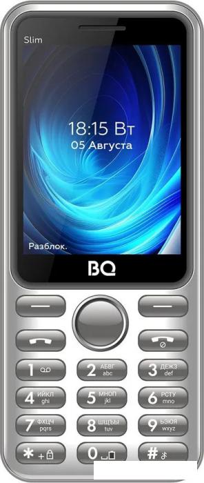 Кнопочный телефон BQ BQ-2833 Slim (серый)- фото2
