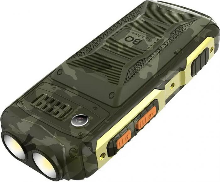 Кнопочный телефон BQ BQ-2410L Tank Power 4G (золотистый камуфляж)- фото4