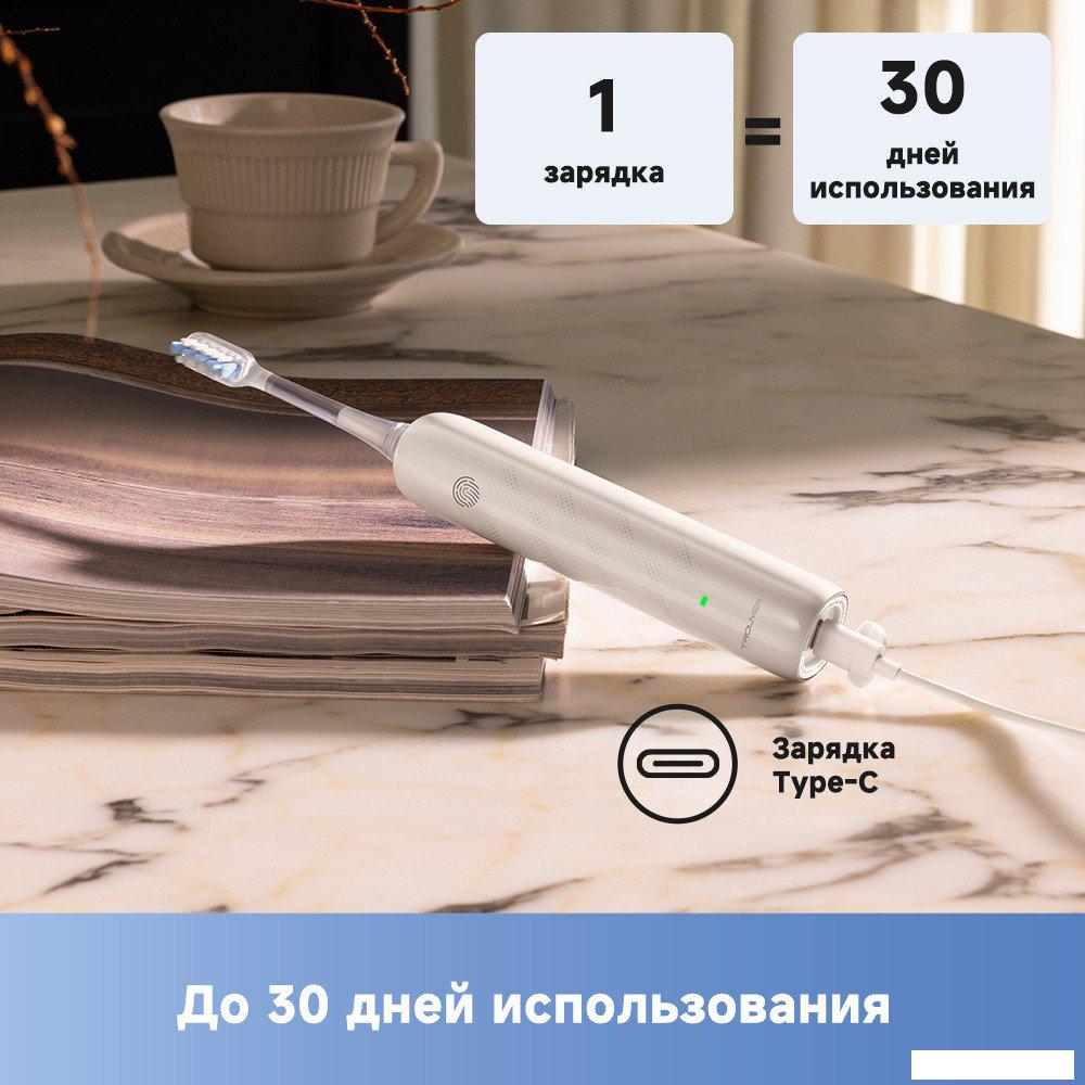 Электрическая зубная щетка Trouver Electric Toothbrush ATB13A (белый)- фото3