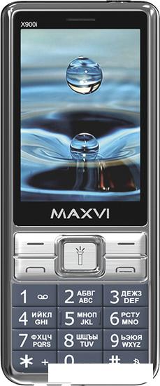 Кнопочный телефон Maxvi X900i (маренго)- фото2