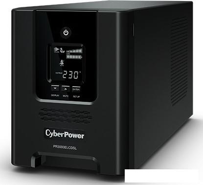 Источник бесперебойного питания CyberPower PR3000ELCDSL 3000VA- фото