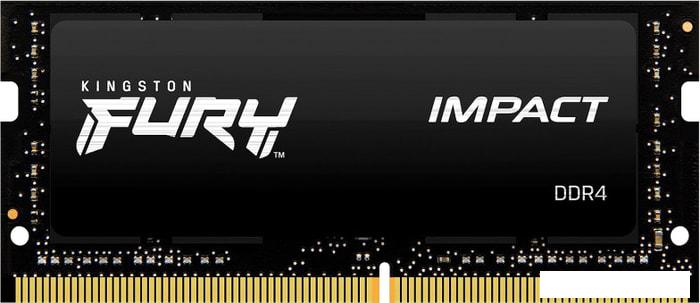 Оперативная память Kingston FURY Impact 32GB DDR4 SODIMM PC4-25600 KF432S20IB/32- фото