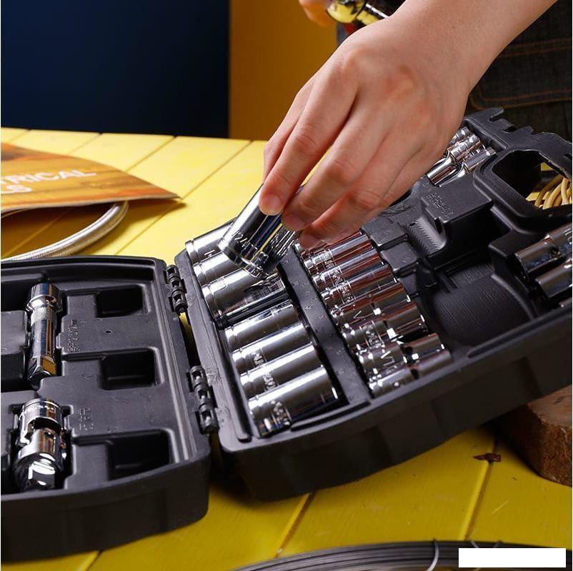 Набор трещотка с головками Deli DL1032 (32 предмета)- фото4