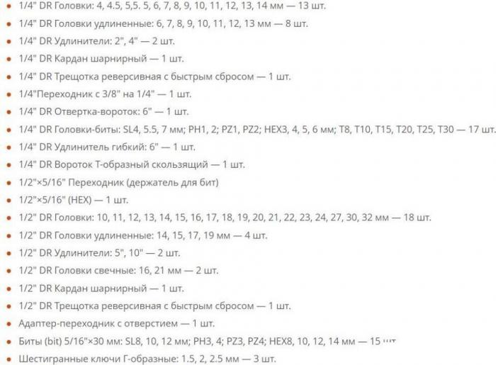 Универсальный набор инструментов Spec CK115-94 (94 предмета)- фото2