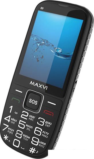 Мобильный телефон Maxvi B9 (черный)- фото4