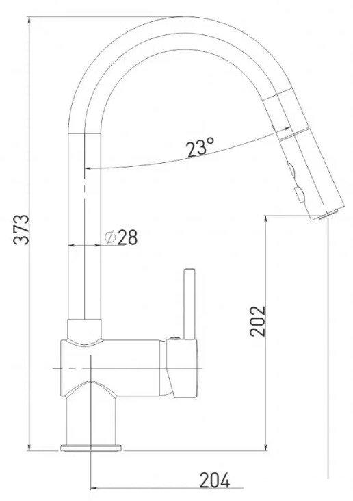 Смеситель Gross Aqua Extra 3140609MW- фото4