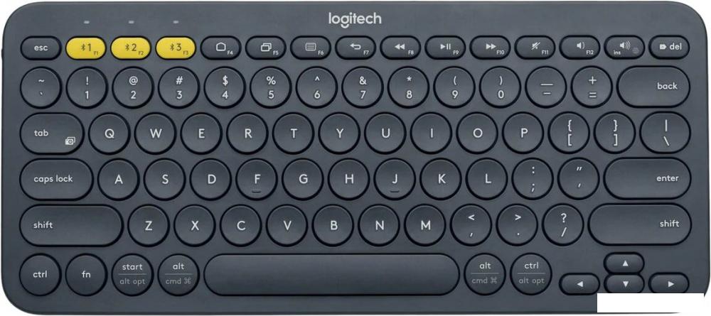 Клавиатура Logitech Multi-Device K380 Bluetooth 920-007590 (черный, нет кириллицы)- фото