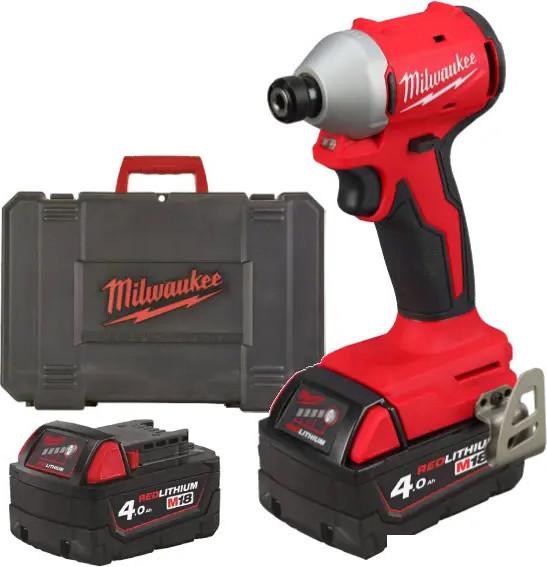 Винтоверт Milwaukee M18 M18BLIDRC-402C 4933492840 (с 2-мя АКБ, кейс)- фото