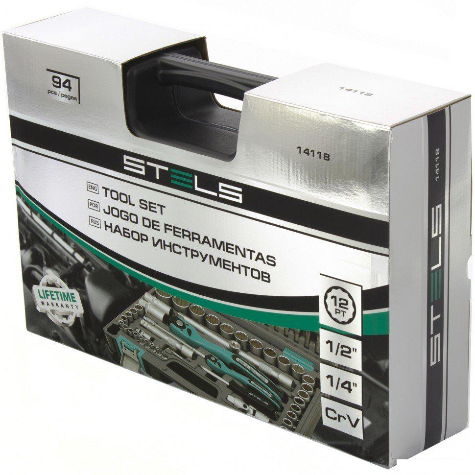 Универсальный набор инструментов Stels 14118 (94 предмета)- фото2