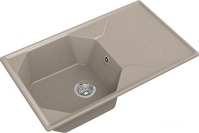 Кухонная мойка GranFest GF-U-840L (песочный)- фото