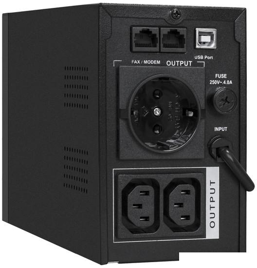 Источник бесперебойного питания ExeGate SpecialPro Smart LLB-1000.LCD.AVR.1SH.2C13.RJ.USB EX292788RUS- фото2