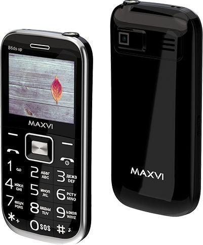Кнопочный телефон Maxvi B6ds up (черный)- фото2