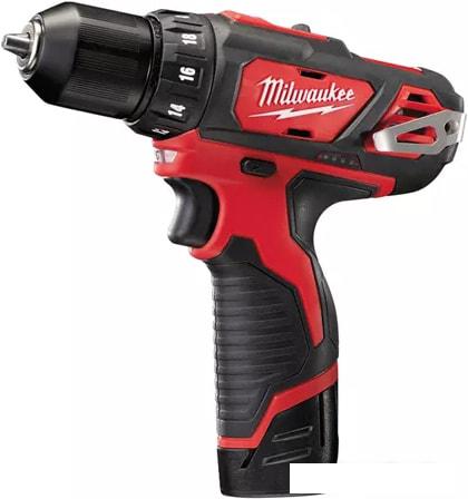 Дрель-шуруповерт Milwaukee M12 BDD-202C 4933441915 (с 2-мя АКБ, кейс)- фото2