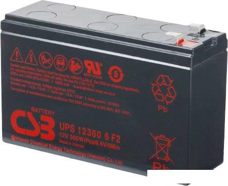 Аккумулятор для ИБП CSB UPS123606 F2 (12В/7.5 А·ч)